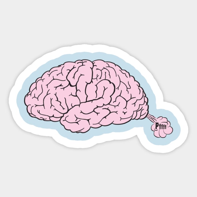 Brain Fart Sticker by Splatty